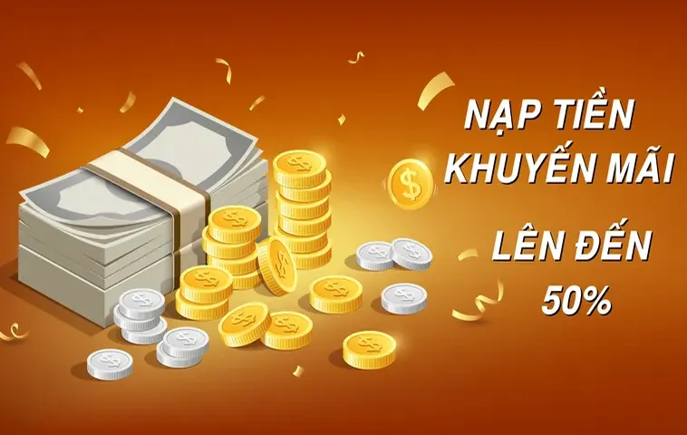 Kích Hoạt Nạp Lần 2 Tặng 50% Tại GGWIN Chớp Ngay Cơ Hội Vàng